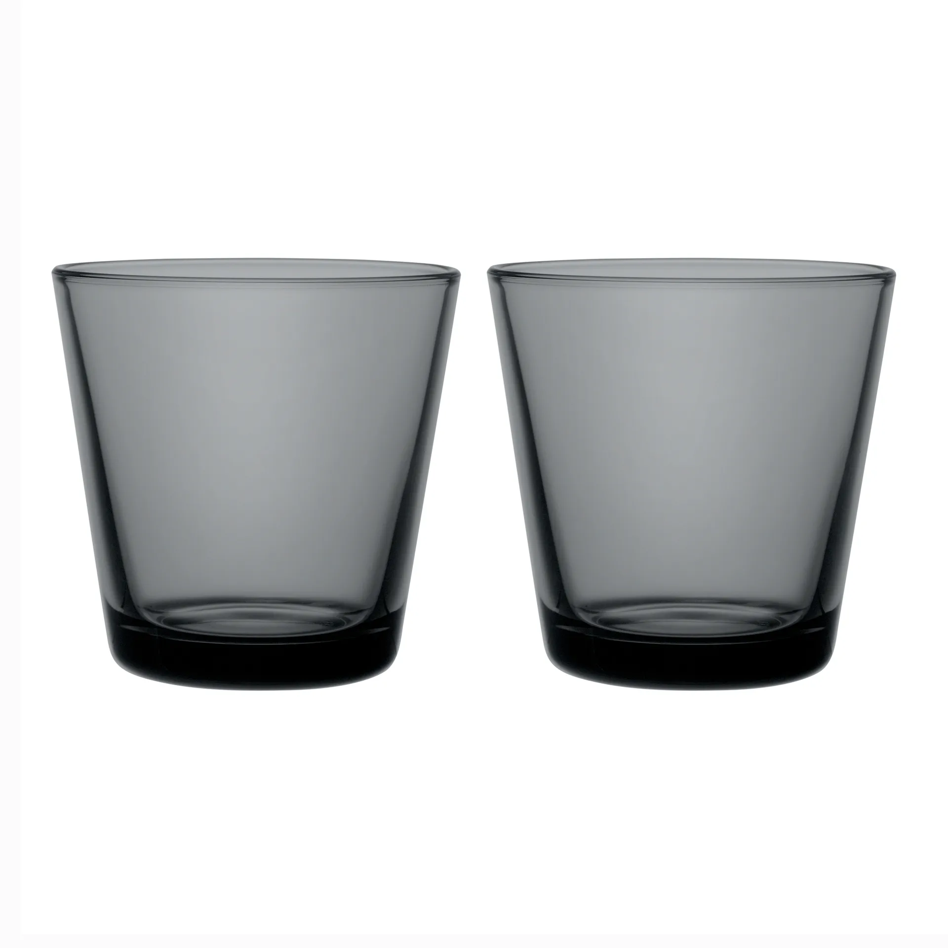 Kartio glass 21 cl 2 pakk, Mørkegrå Iittala