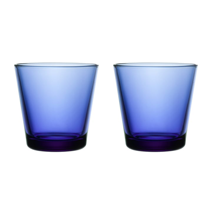Kartio glass 21 cl 2 pakk, Ultramarineblå Iittala