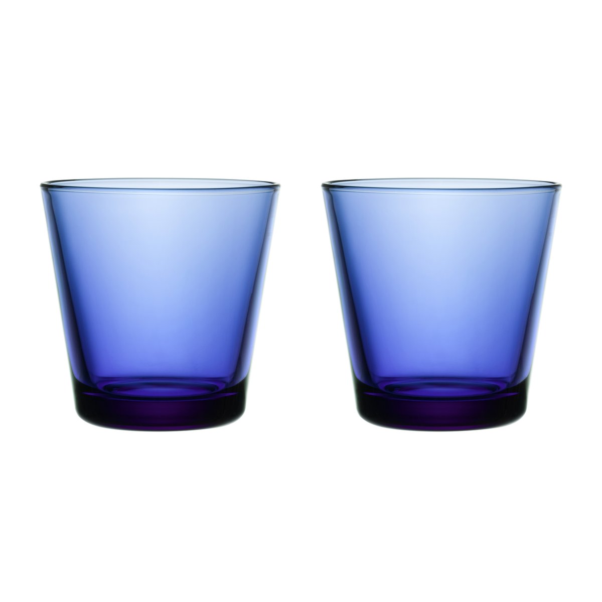 iittala Kartio glass 21 cl 2 pakk Ultramarineblå