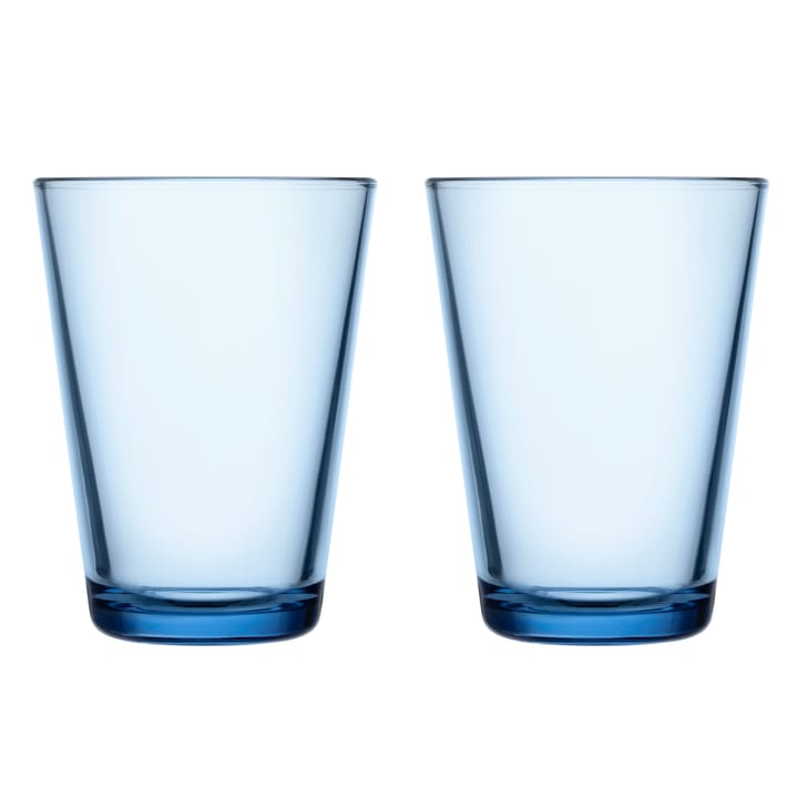 Kartio vannglass 40 cl 2-stk. - Aqua - Iittala