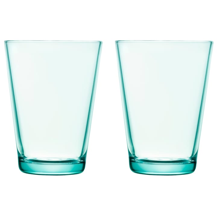 Kartio vannglass 40 cl 2-stk., vanngrønn Iittala