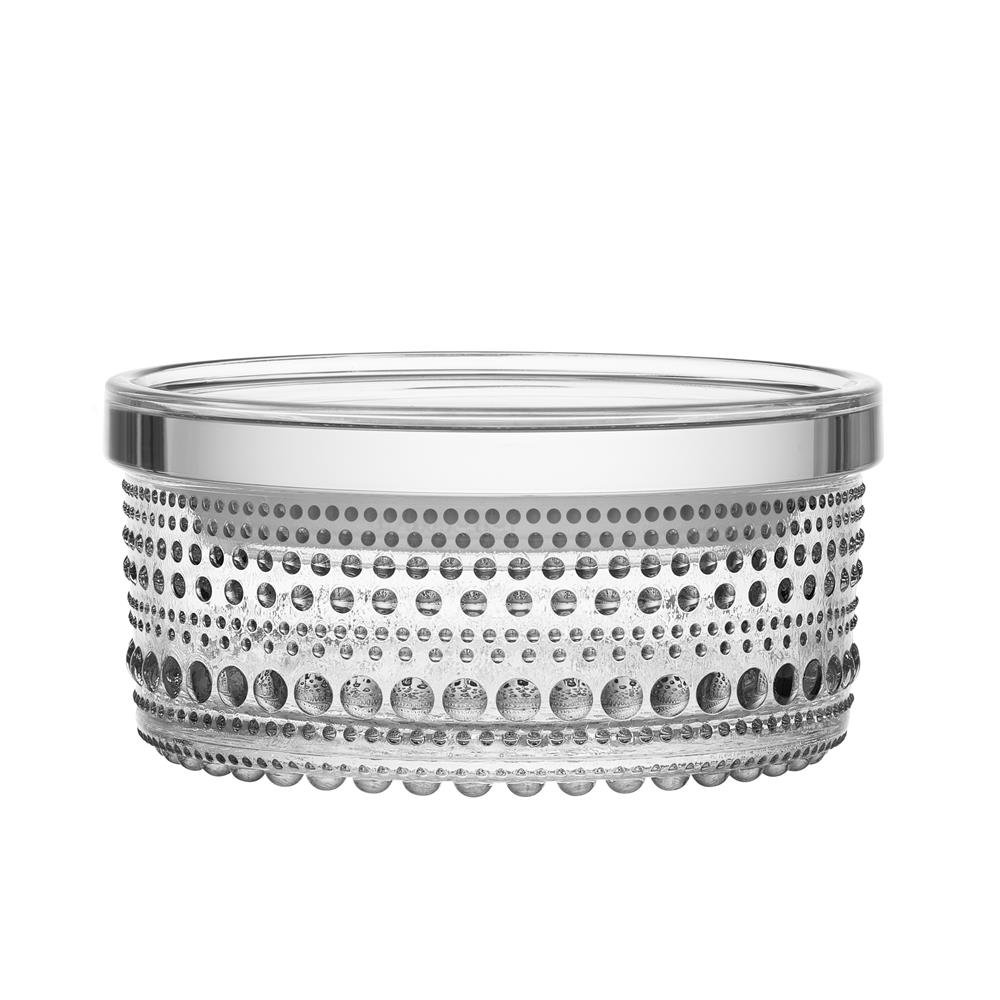 Iittala - Kastehelmi Krukke 116 x 57 mm Klar - Matbokser og oppbevaringsbokser - Oiva Toikka - Gjennomsiktig - Glass/Plast