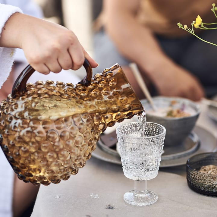 Kastehelmi drikkeglass på fot 26 cl 2 stk., Klar Iittala