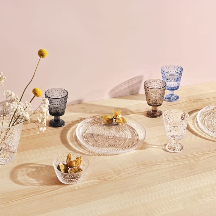 Kastehelmi drikkeglass på fot 26 cl 4-stk., Klar Iittala