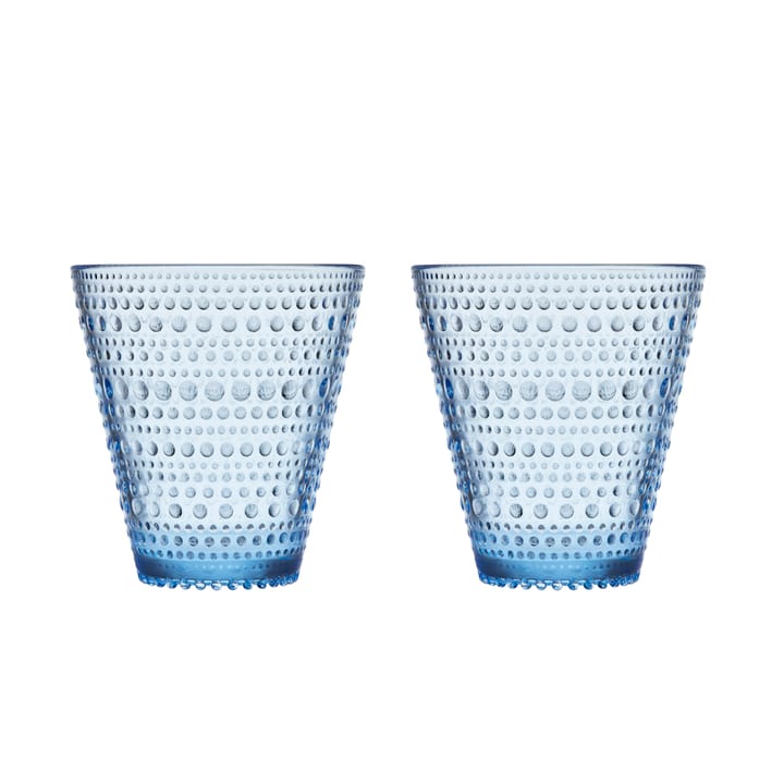 Kastehelmi glass 30 cl 2-stk, aqua Iittala