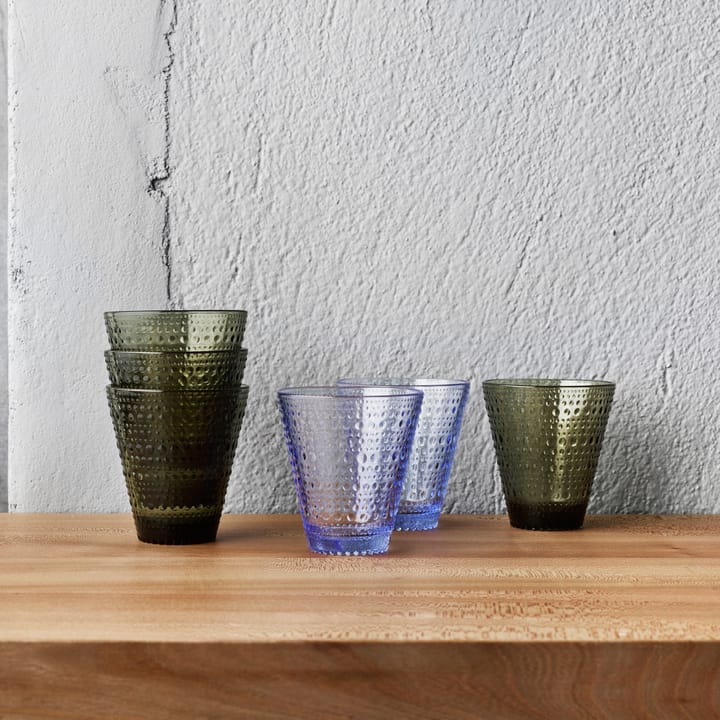 Kastehelmi glass 30 cl 2-stk, aqua Iittala