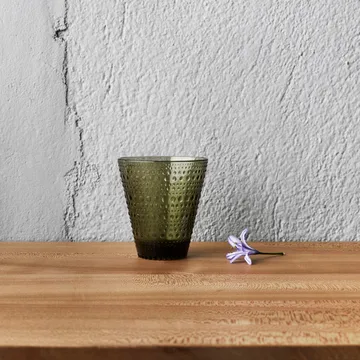 Kastehelmi glass 30 cl 2-stk - mosegrønn - Iittala