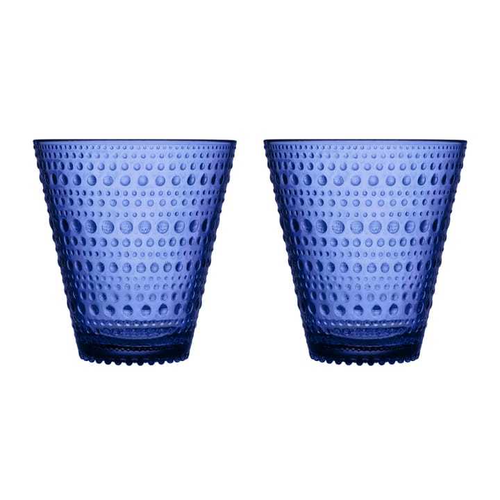 Kastehelmi glass 30 cl 2-stk, Ultramarineblå Iittala