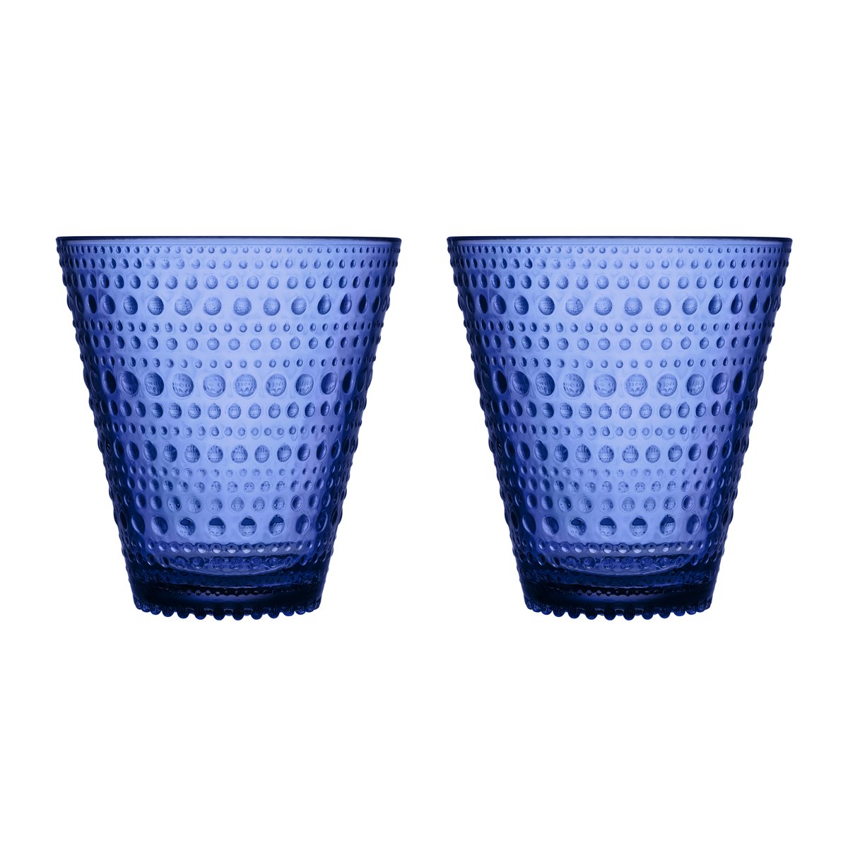 Iittala Kastehelmi glass 30 cl 2-stk Ultramarineblå
