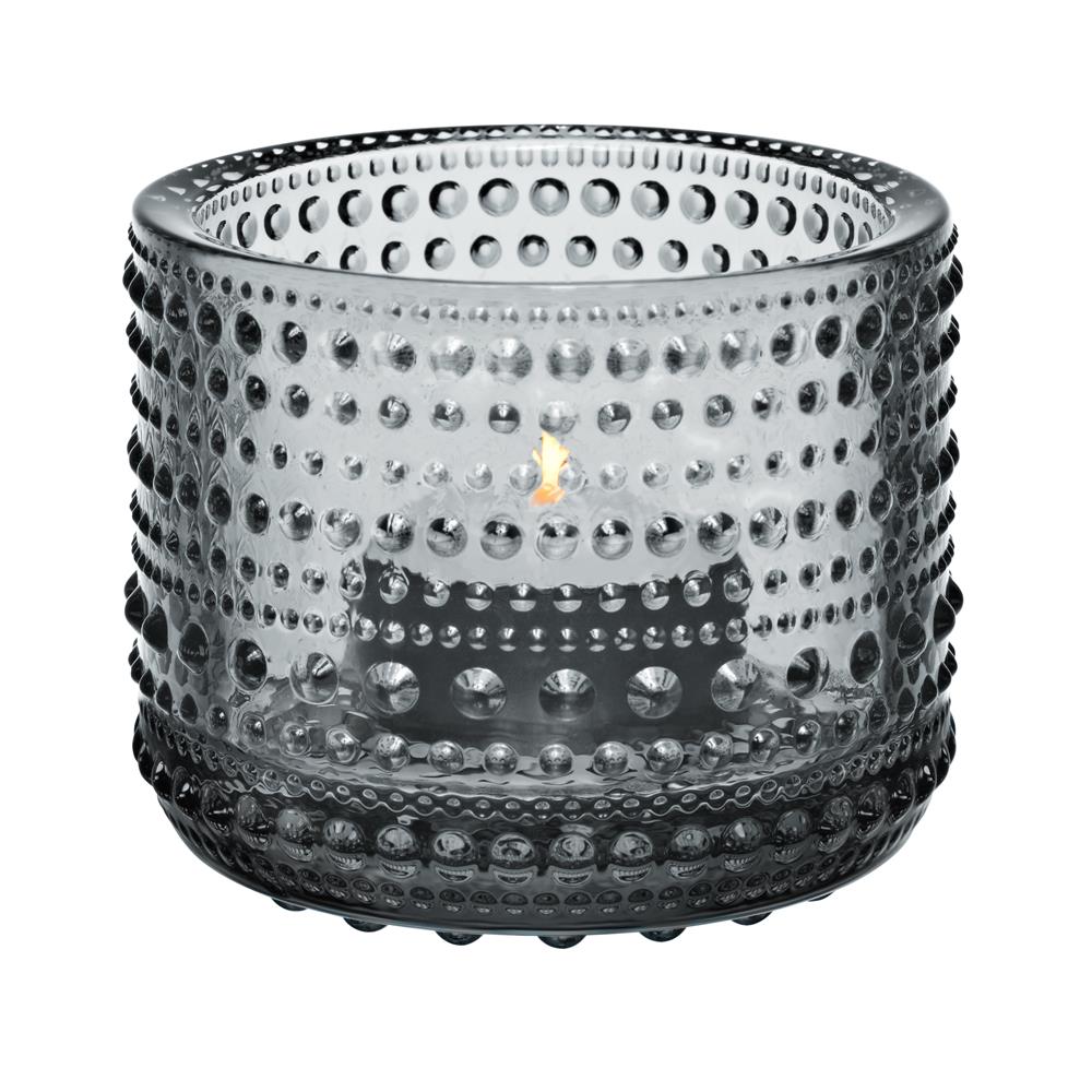 Iittala Kastehelmi lyslykt 64 mm grå