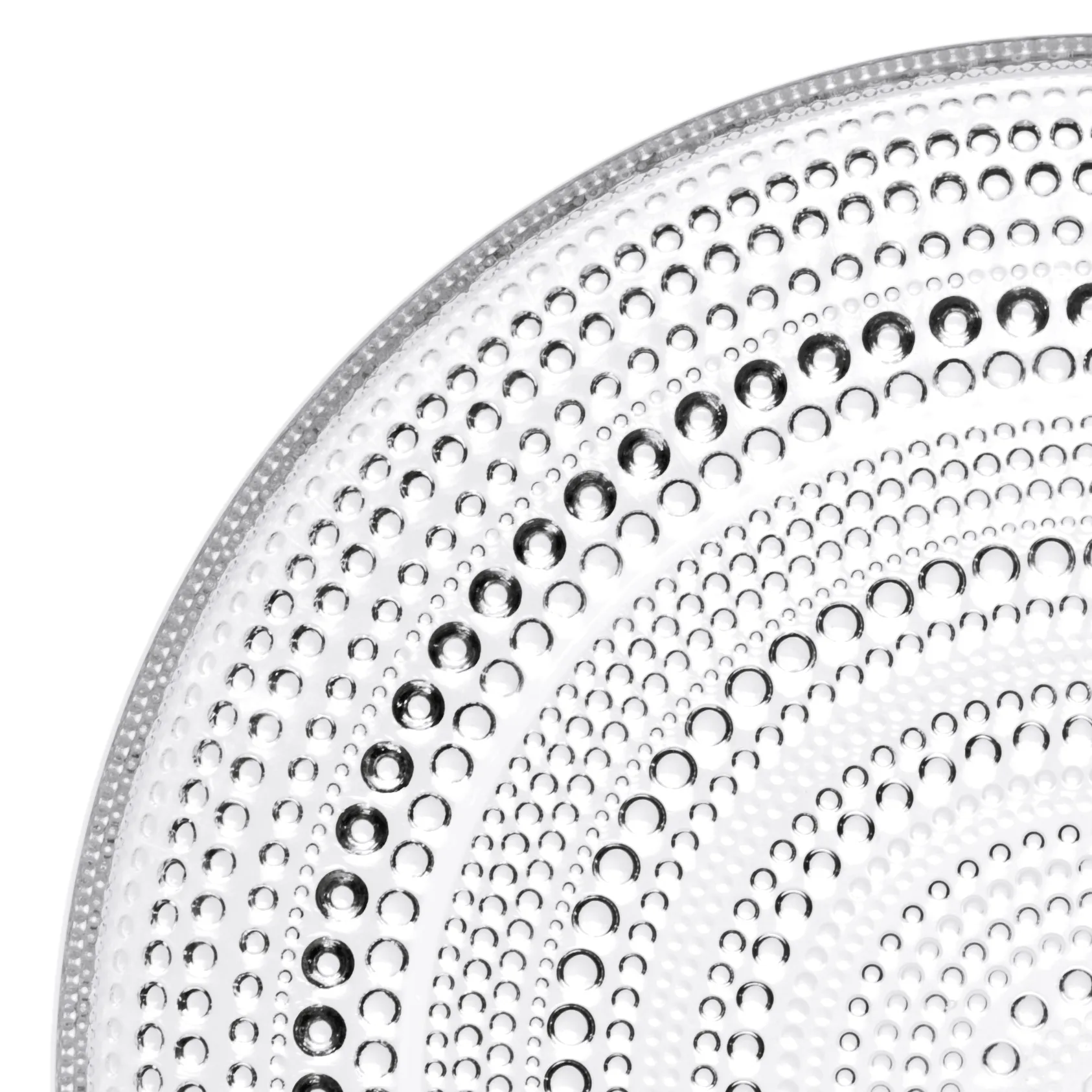 Kastehelmi tallerken liten - Ø24,8 cm, klar Iittala