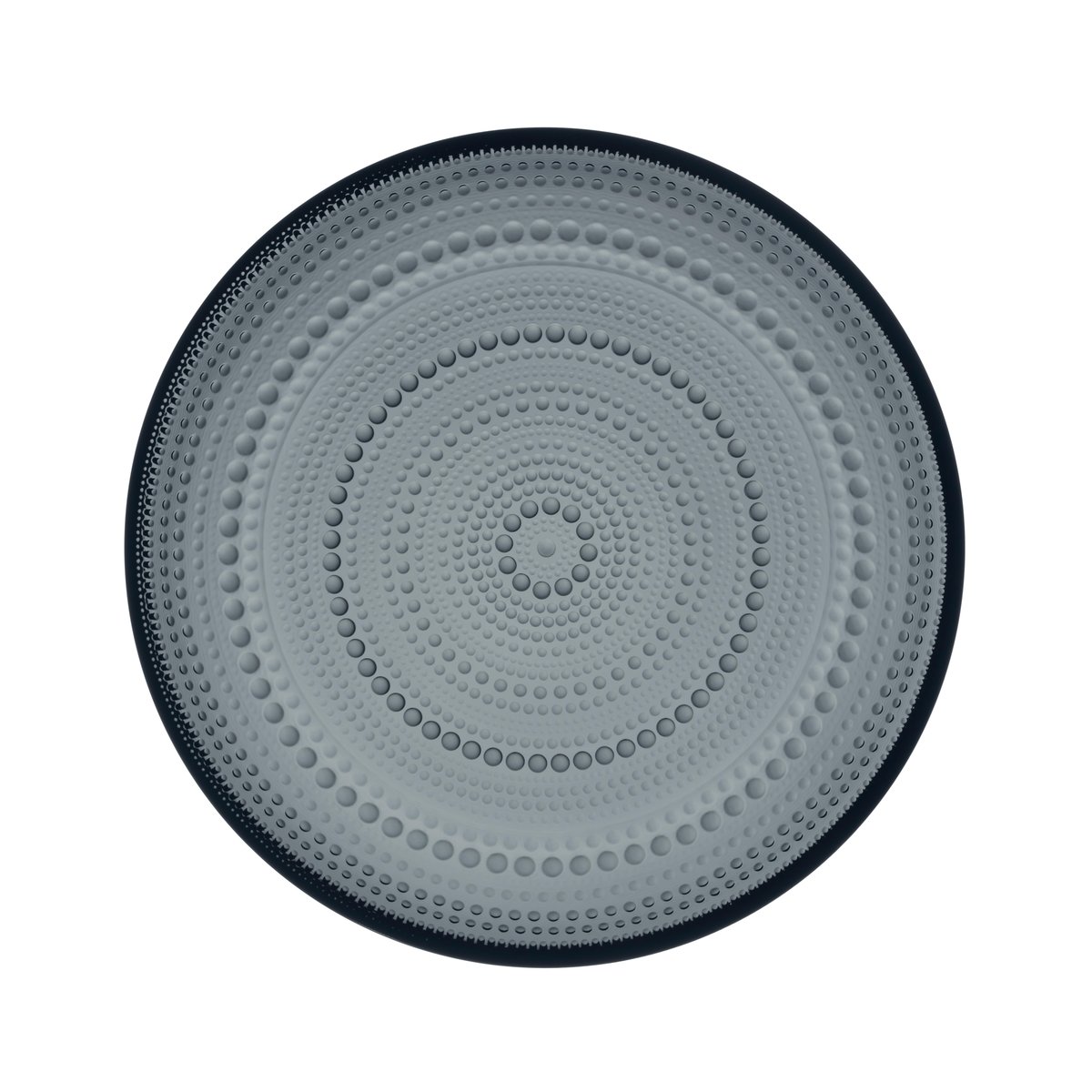 Iittala Kastehelmi tallerken liten - Ø24,8 cm Mørkegrå