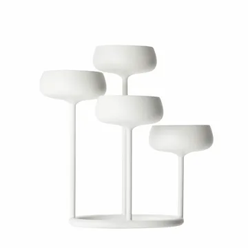 Nappula kandelaber - hvit - Iittala