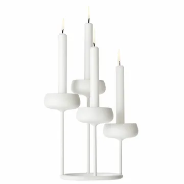 Nappula kandelaber - hvit - Iittala