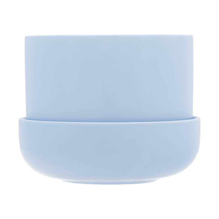 Nappula krukke med fat Ø17 cm h13 cm - Aqua - Iittala