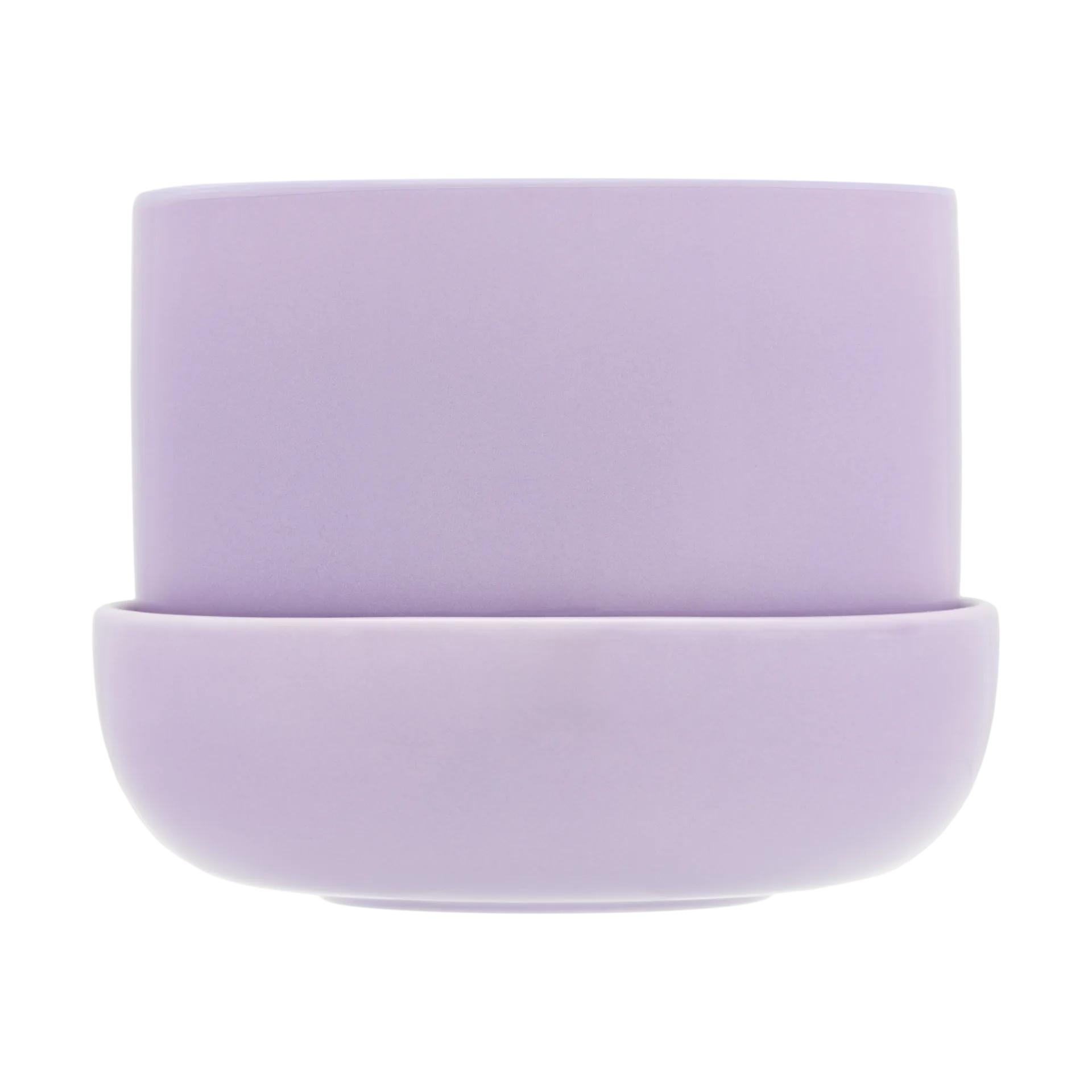 Nappula krukke med fat Ø17 cm h13 cm, Lys lilla Iittala
