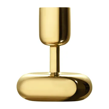 Nappula lysestake gavesett 2 deler - Messing - Iittala