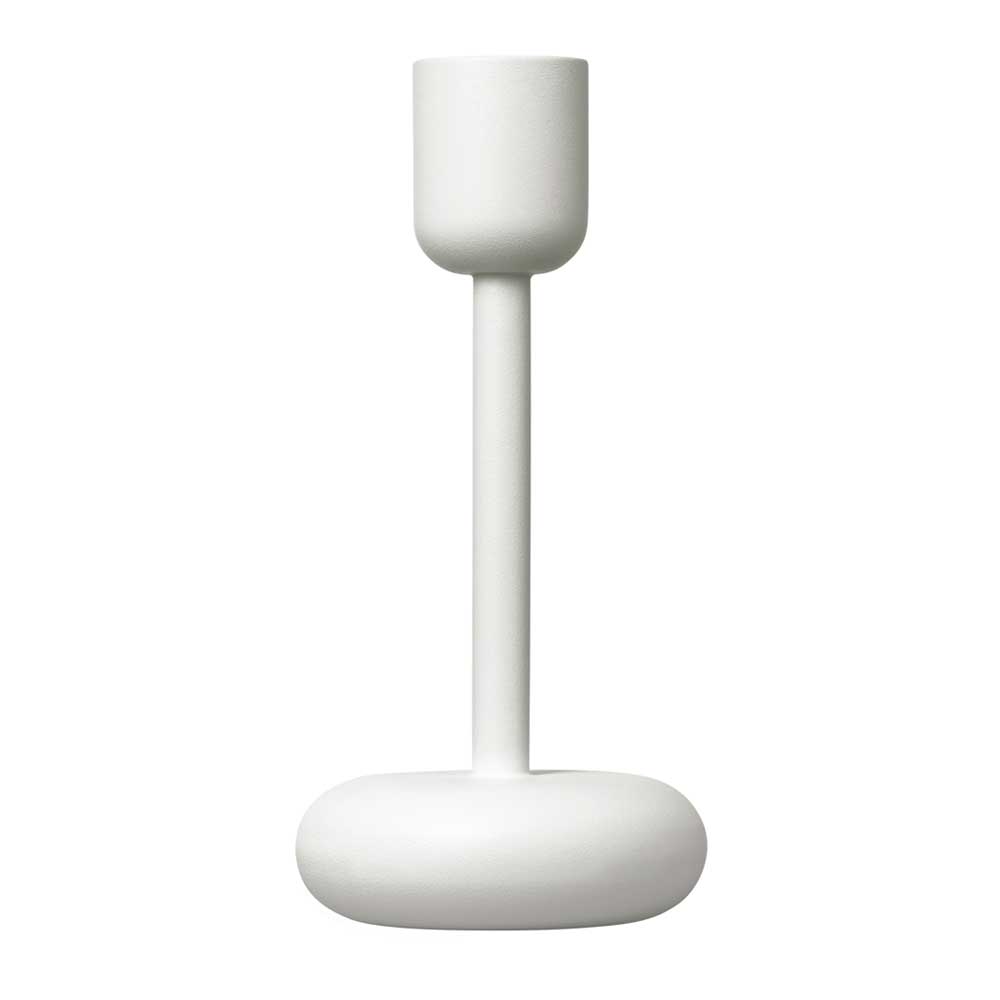 Iittala Nappula lysestake hvit stor 183 mm