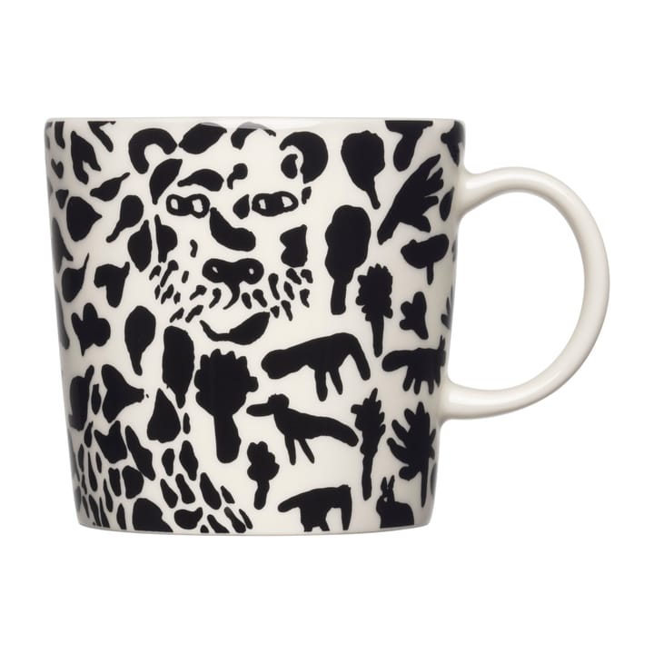 Oiva Toikka Cheetah kopp 30 cl, Svart-hvit Iittala