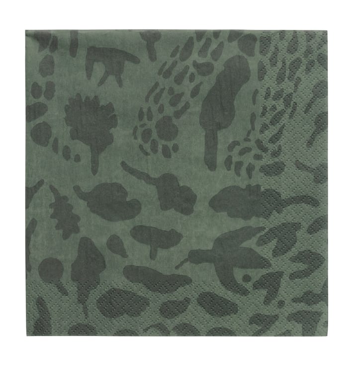 Oiva Toikka Cheetah serviett 20-pakning, Grønn Iittala