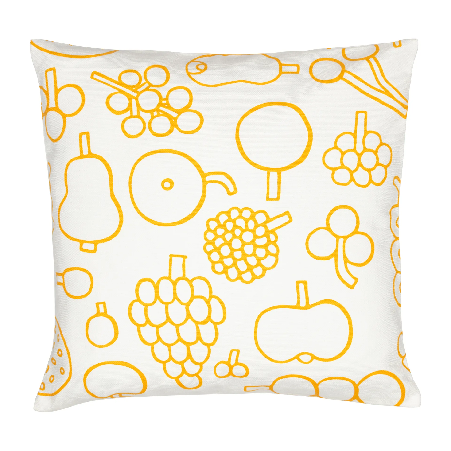 Oiva Toikka Frutta putevar 47 x 47 cm, Gul Iittala