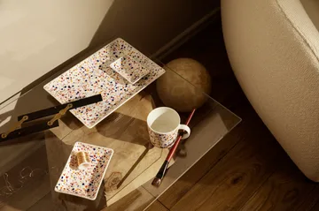 Oiva Toikka Helle A4 tallerken 21 x 29 cm - Ametyst - Iittala