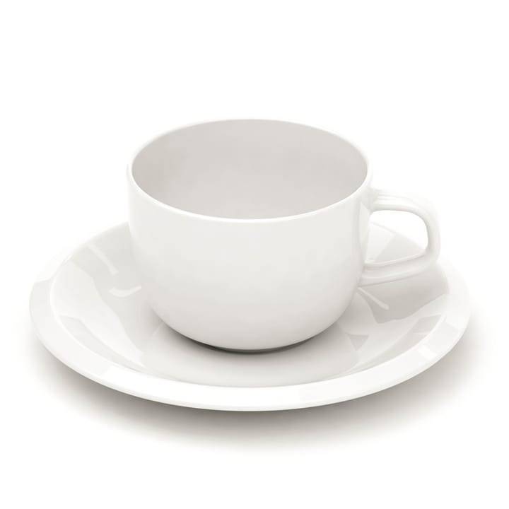 Raami kaffekopp med fat - Hvit - Iittala