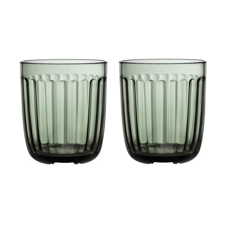 Raami vannglass 26 cl 2-stk., Furugrønn Iittala