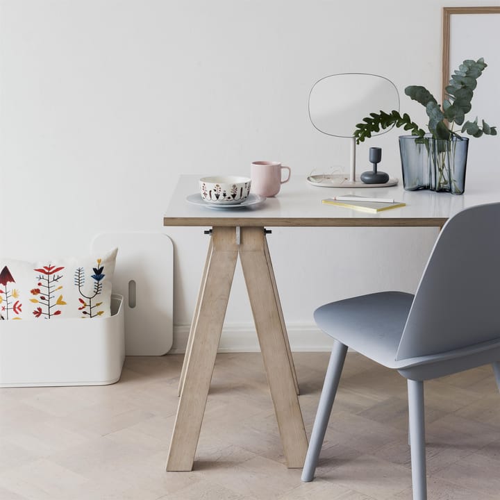 Restore oppbevaringskasse liten, hvitmalt bjørk fin�ér Iittala