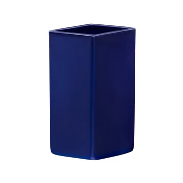 Ruutu keramikkvase 180 mm - Mørkeblå - Iittala