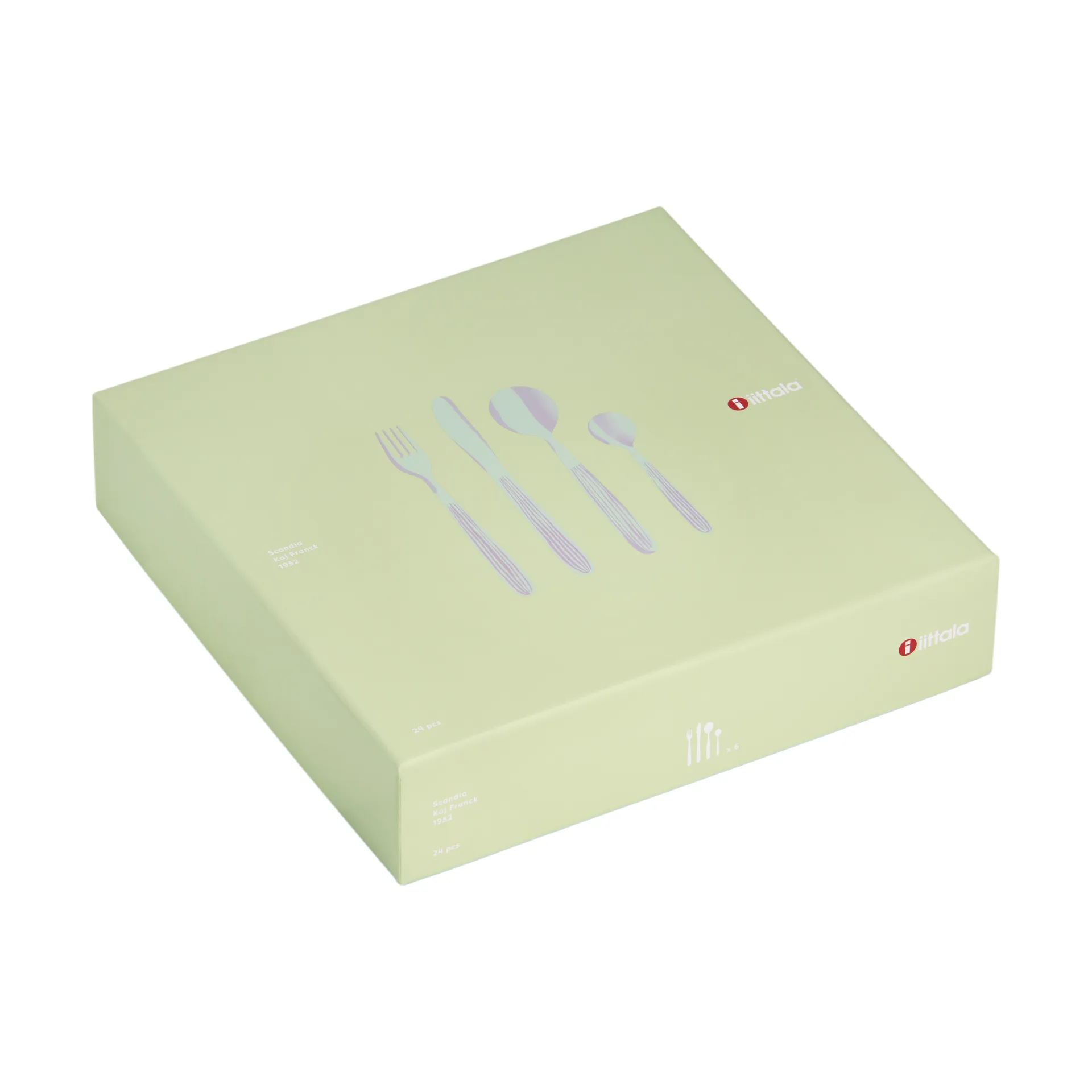 Scandia bestikksett i gaveeske 24 deler, Matt Iittala