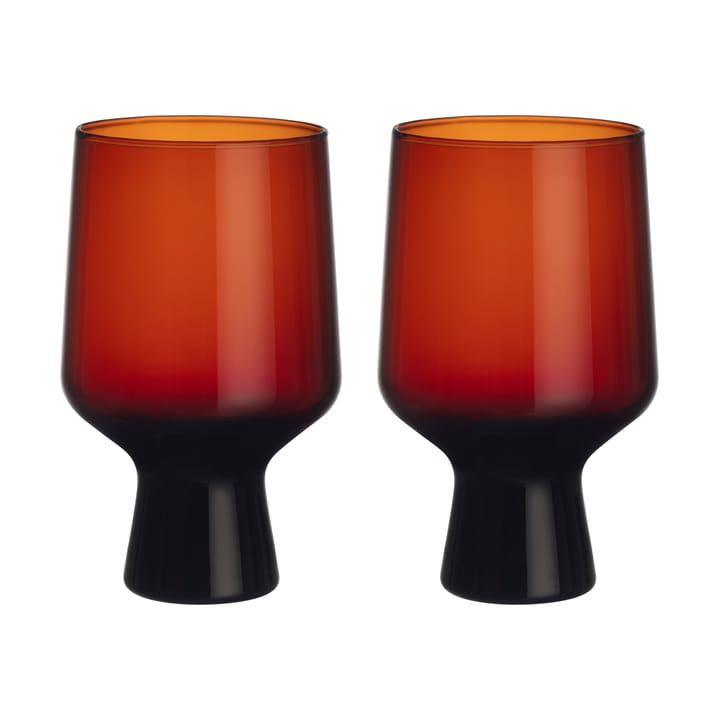 Solare glass på fot 40 cl 2-pakning - Kopper - Iittala