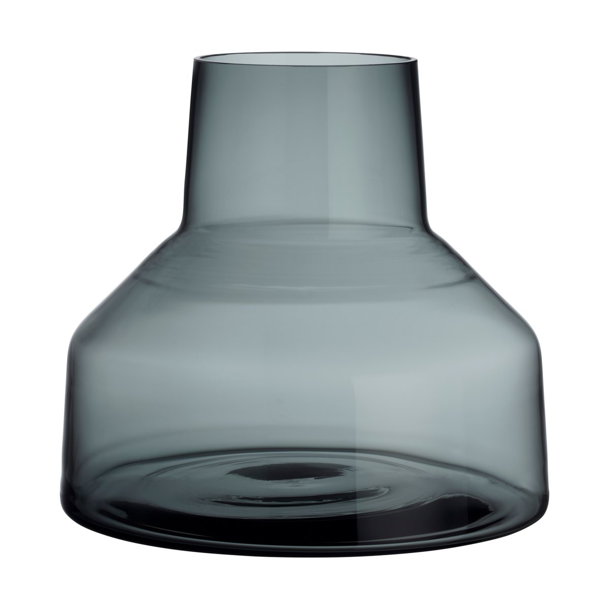 Iittala Solare vase lav 20xØ22 cm Stålgrå