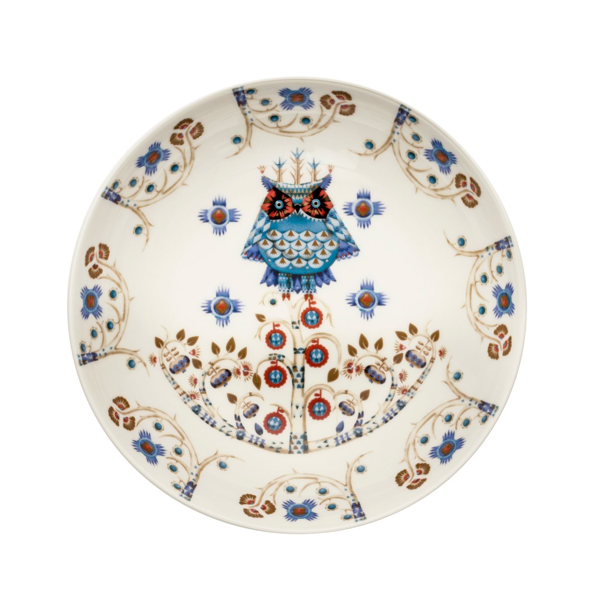 Iittala Taika dyp tallerken 20 cm hvitmønstret