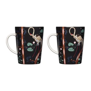 Taika kopp 40 cl 15-årsjubileum gavesett 2-pakning - Svart - Iittala