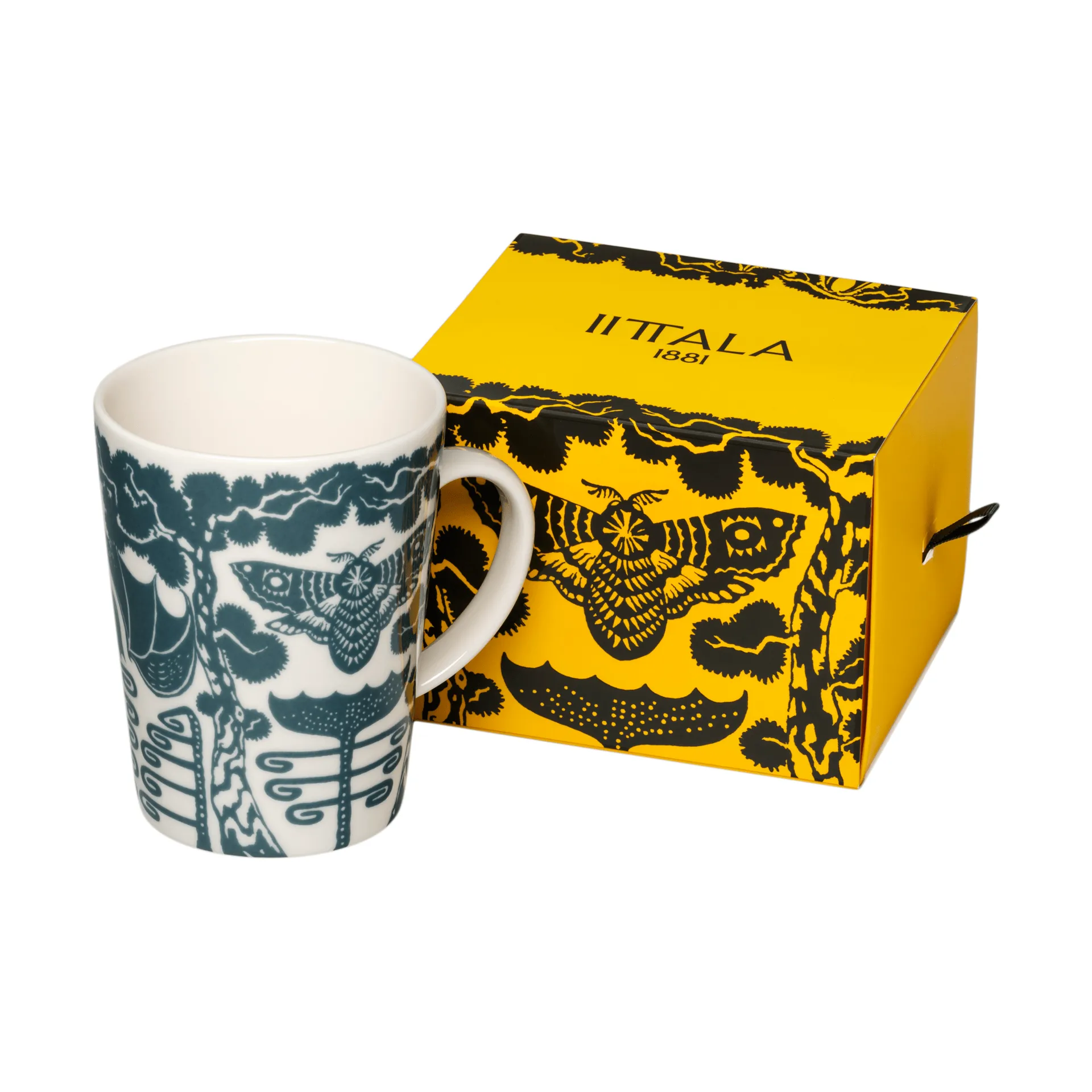 Taika kopp 40 cl gavepakning, Yö stålblå Iittala