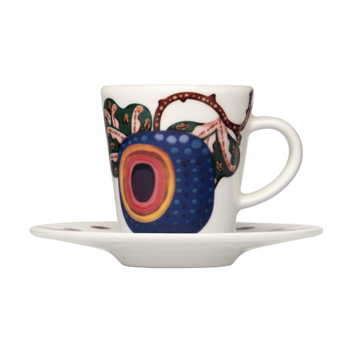 Taika Sato espressokopp 10 cl, Hvit-flerfarget Iittala