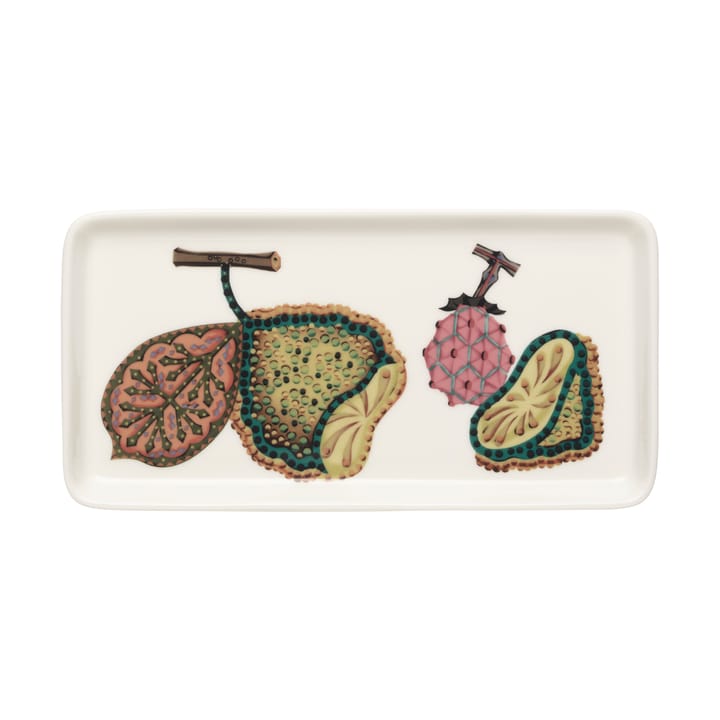 Taika Sato tallerken 12x24 cm, Hvit-flerfarget Iittala