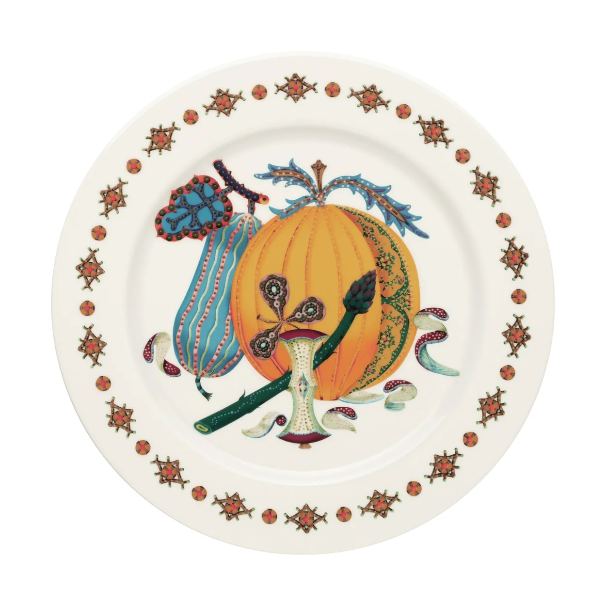 Iittala Taika Sato tallerken Ø30 cm Hvit-flerfarget