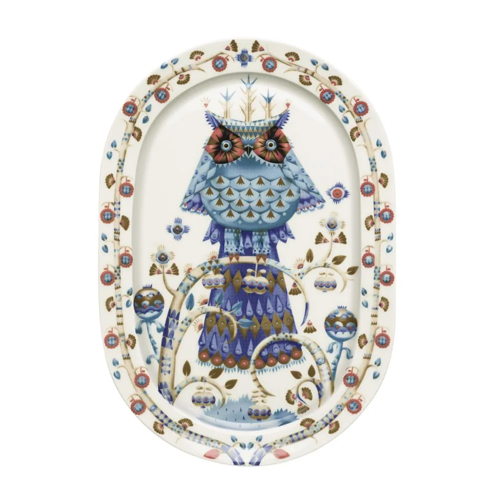 Taika serveringsfat, hvit Iittala