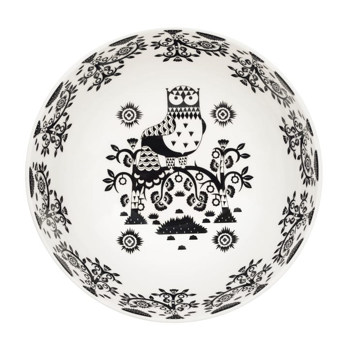 Taika serveringsskål, svart mønstret Iittala