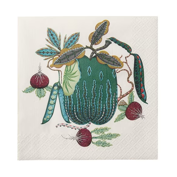 Iittala Taika serviett 33 x 33 cm 20-pakning Grønn