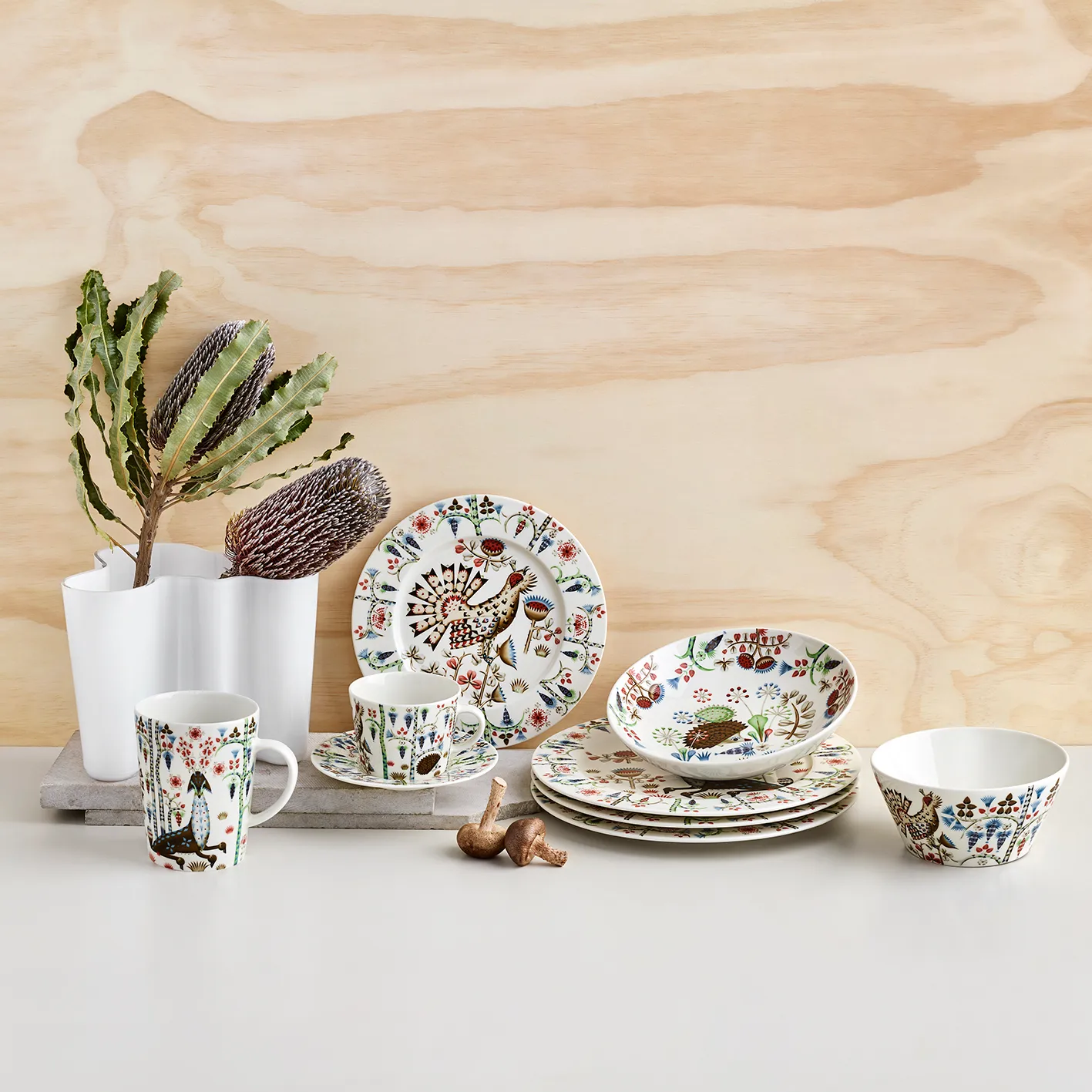 Taika Siimes kopp 40 cl, Hvit Iittala
