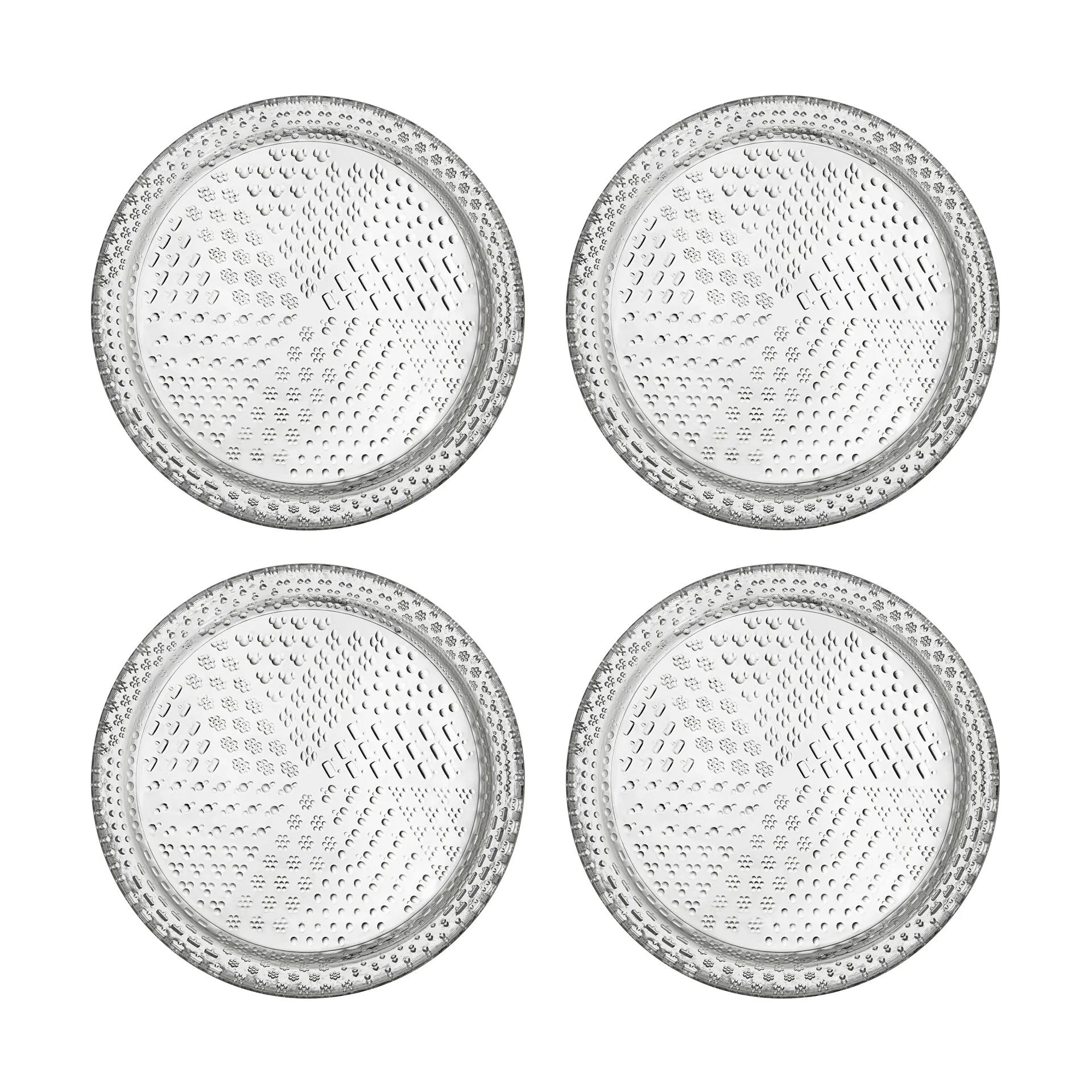 Tundra asjett Ø 15 cm 4-pakning, Klar Iittala