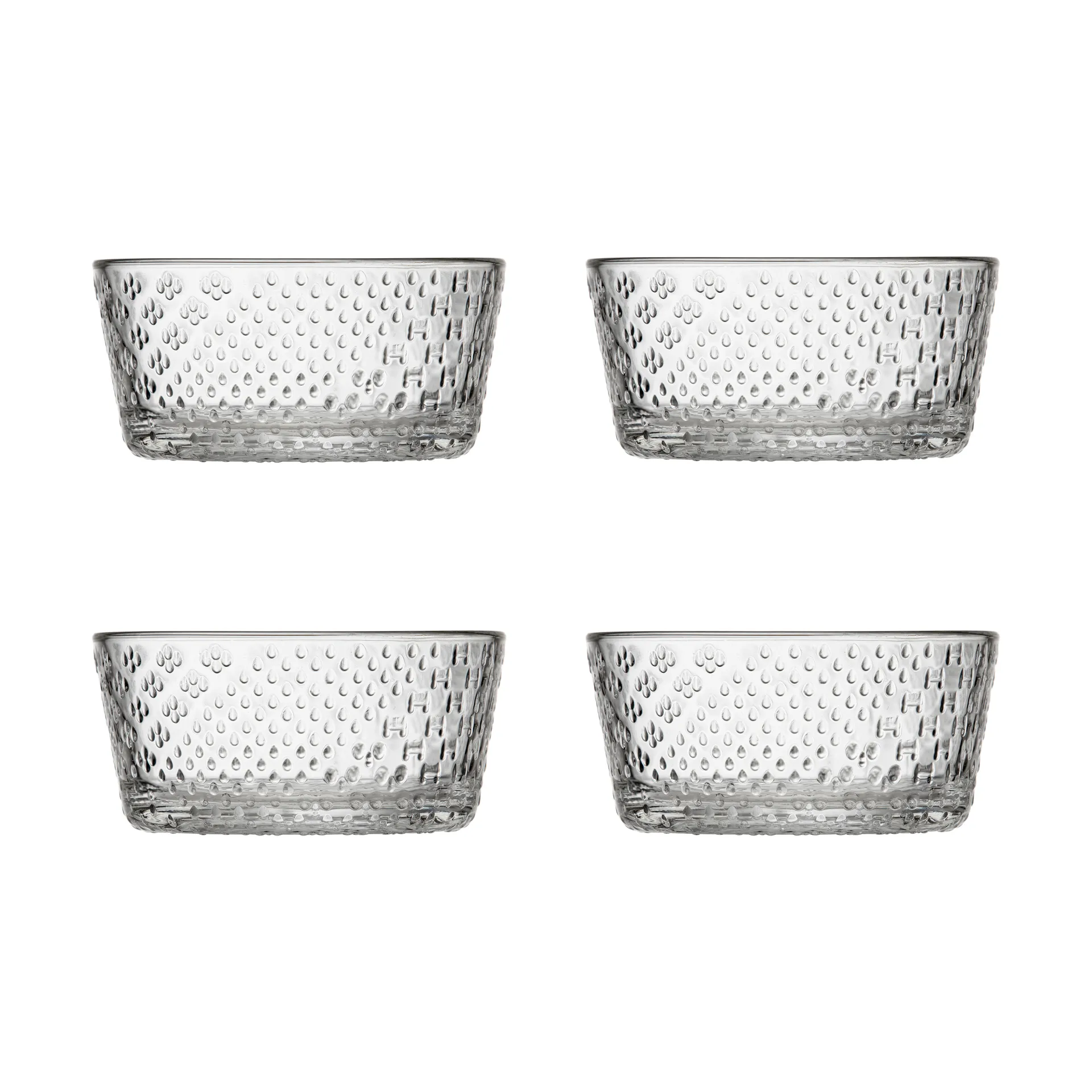 Tundra skål 25 cl 4-pakning, Klar Iittala