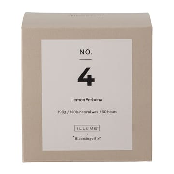 NO. 4 Lemon Verbeina duftlys - 390 g + Giftbox - Illume x Bloomingville