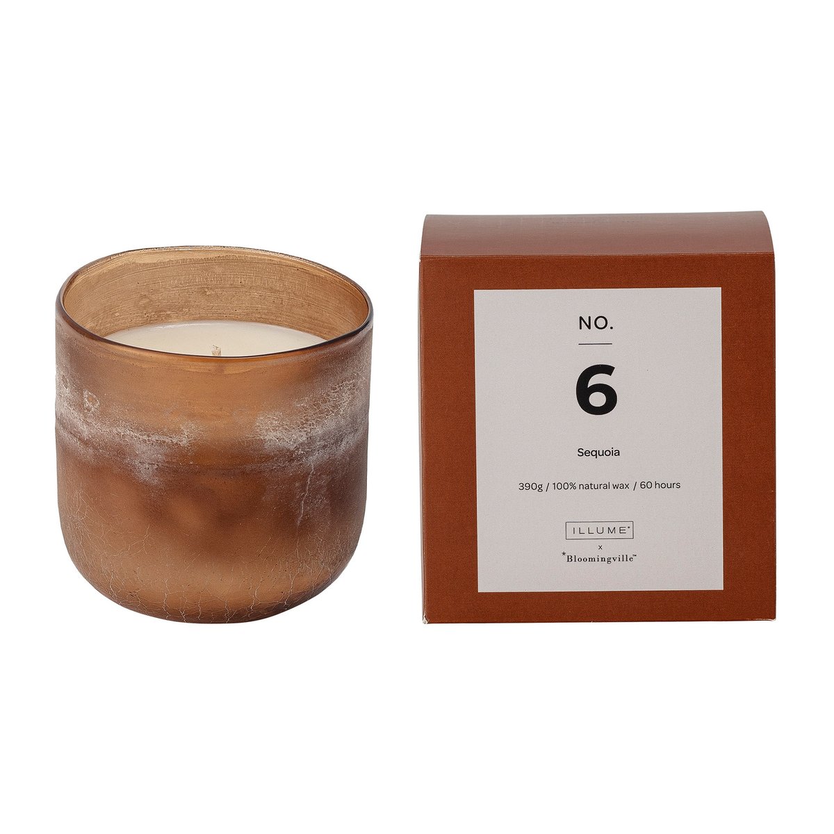 Illume x Bloomingville NO. 6 Sequoia duftlys 390 g + Giftbox