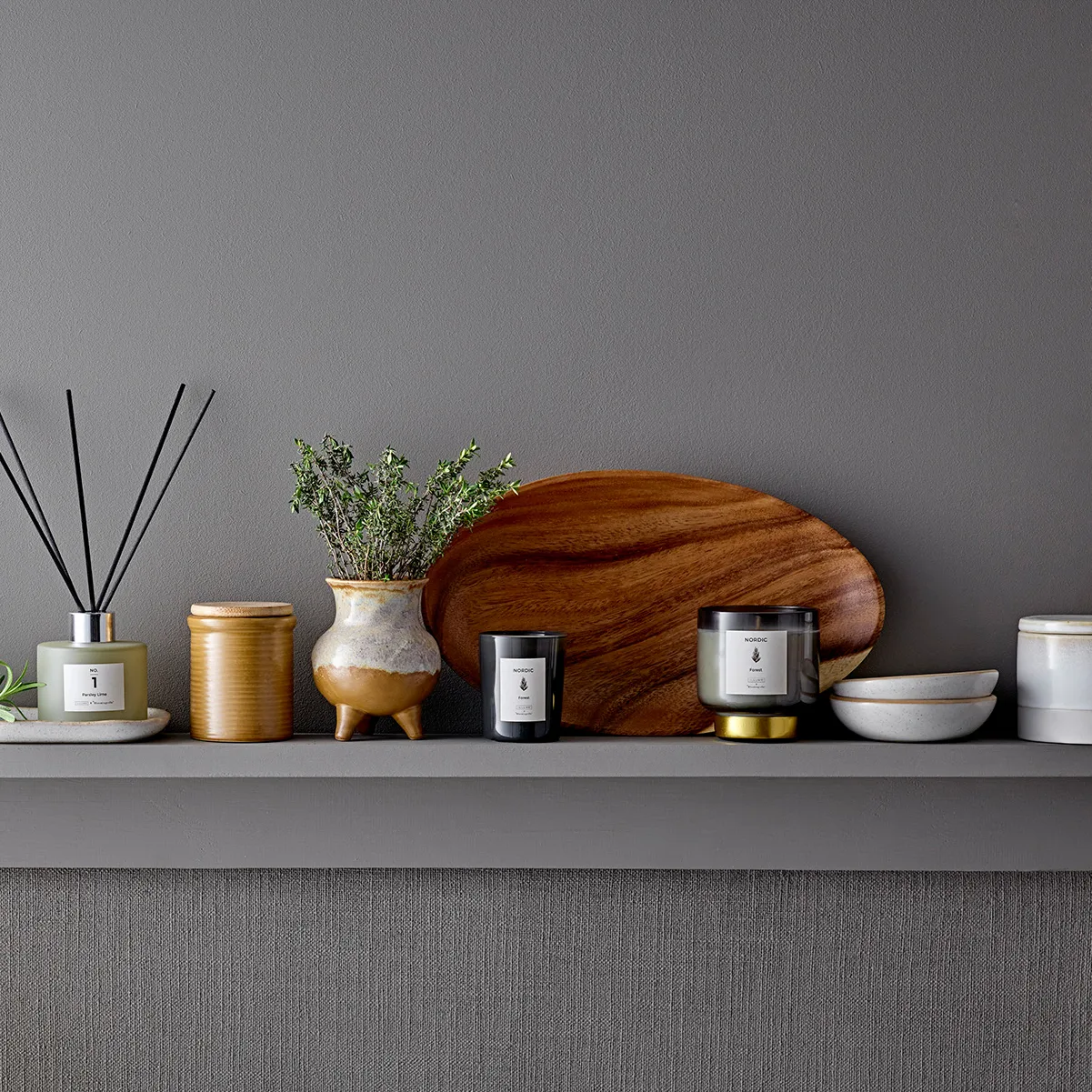 SEASONAL duftlys 3-stk., 75 g Illume x Bloomingville