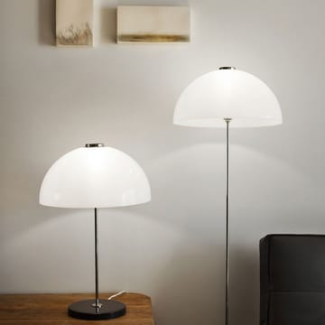 Kupoli bordlampe - Hvit, messingdetaljer - Innolux