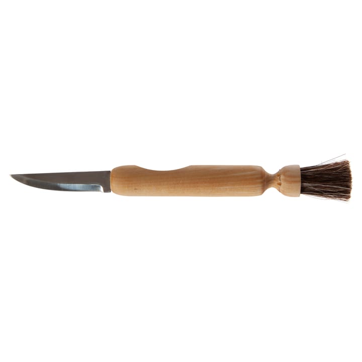 Iris Håndverk soppkniv med børste, Bjørk Iris Hantverk